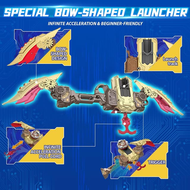 Detalle de INFINITY NADO S7 Peonza con Lanzador 58.951