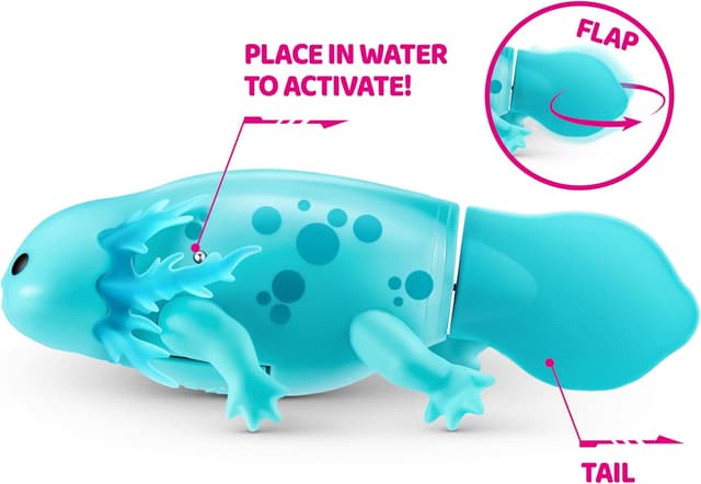 Detalle de Pets Alive Axolotls acquatici ZURU – axolotl robotizzato che nuota (confezione da 2)