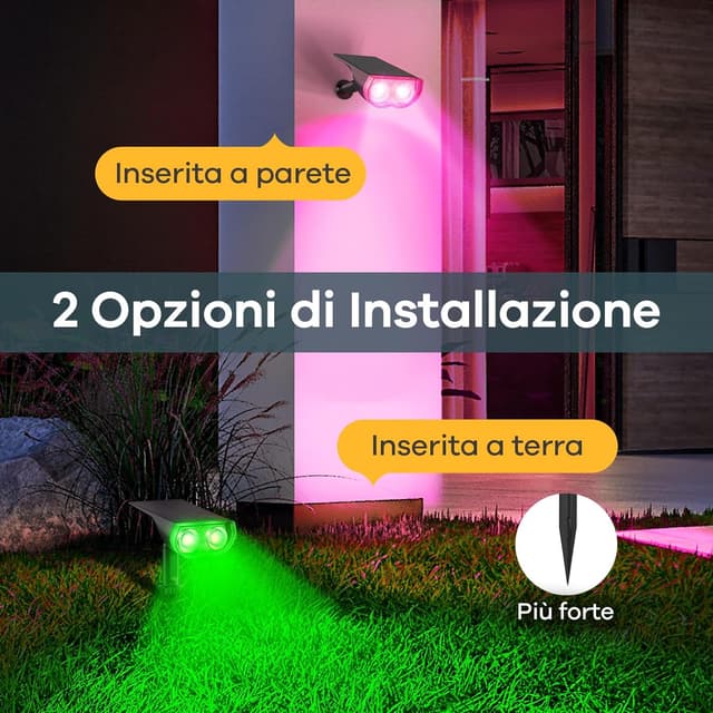 Thumbnail 6 de Linkind StarRay 800LM Luci Solari RGB per Giardino