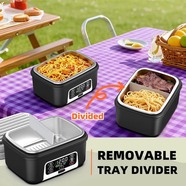 Thumbnail 4 de XL Cordless Heated Lunch Box 1.5L 🍱