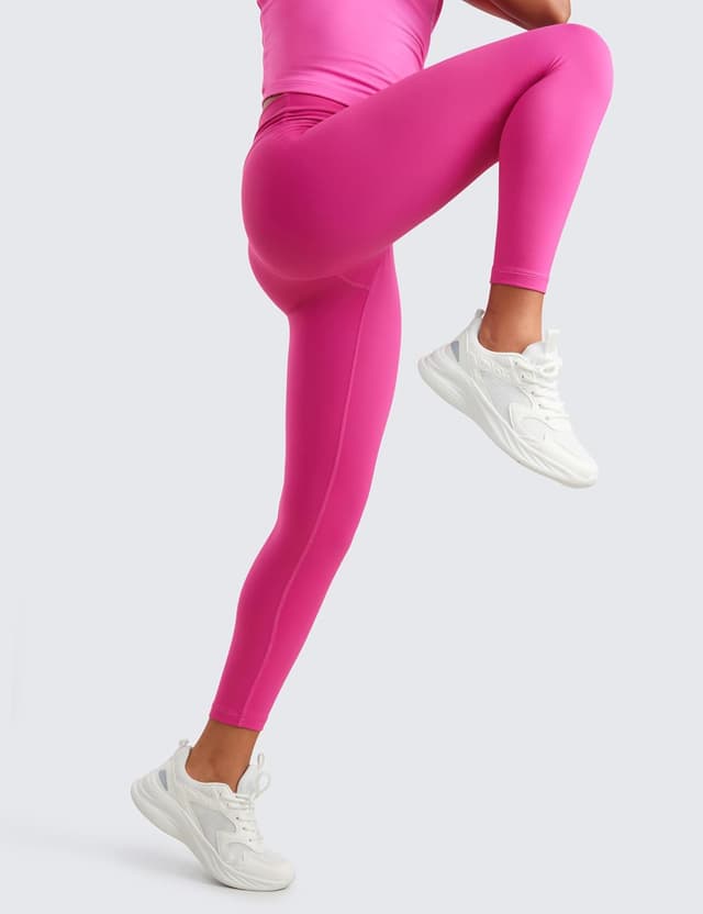 Detalle de CRZ YOGA Ragazze Butterluxe leggings vita alta incrociati con croce V