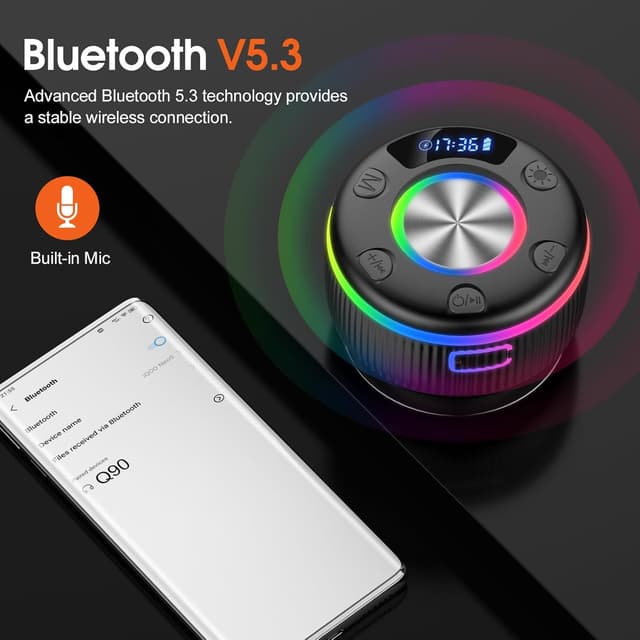 Thumbnail 6 de PRSCFUM Bluetooth Shower Speaker 2025 — Portable speaker