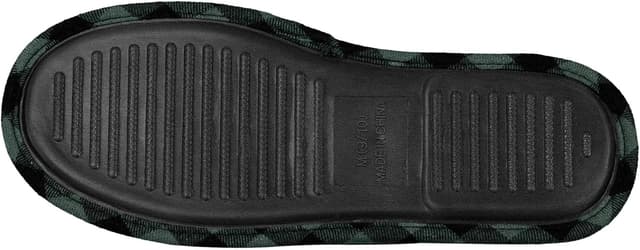 Detalle de FOCO Men's NFL Sherpa-Lined Buffalo Check Memory Foam Slippers