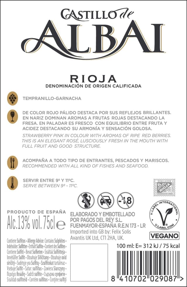 Thumbnail 2 de Castillo De Albai Rosado - Pack 6 Botellas 🍷