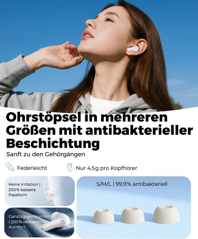 Thumbnail 5 de SoundPEATS Q3 Pro In Ear Kopfhörer 42H Spielzeit