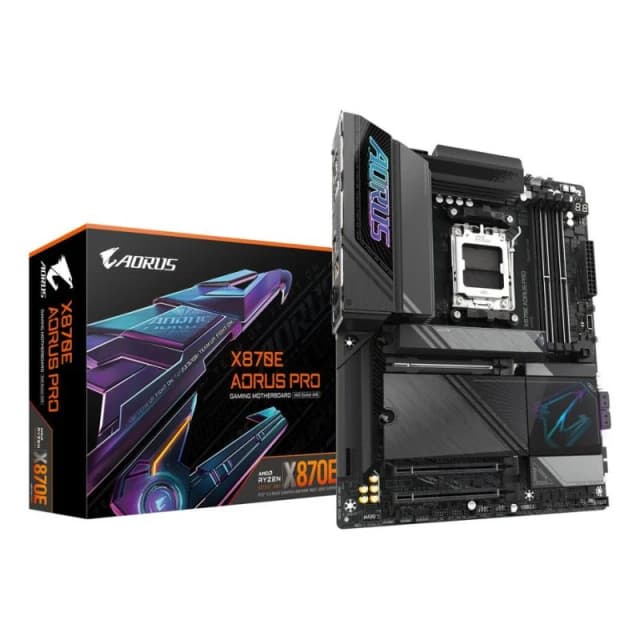 Detalle de Gigabyte X870E AORUS PRO placa AM5 DDR5 256 GB