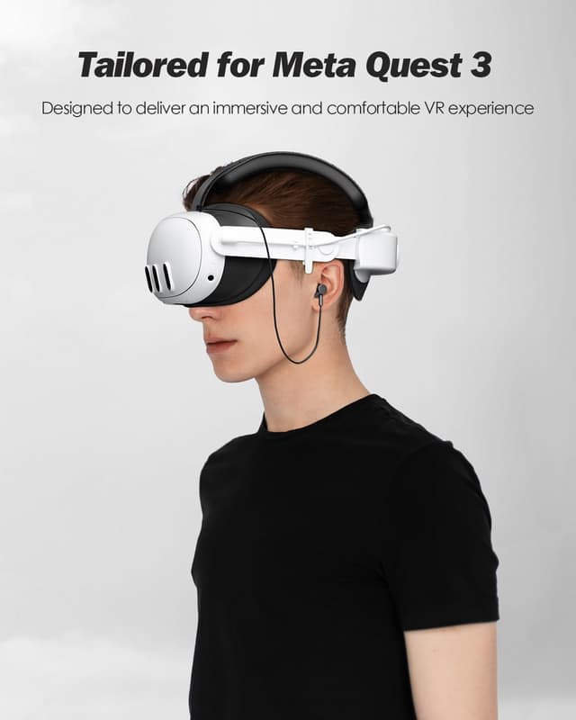 Thumbnail 6 de SUPERUS Battery Head Strap with Earphones for Meta Quest 3S / Quest 3