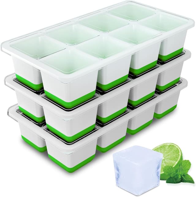 Detalle de Silicone Ice Cube Tray Large