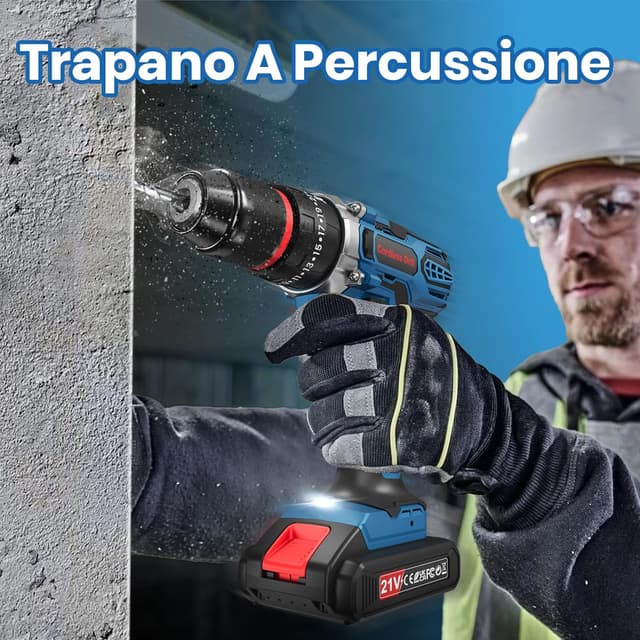 Thumbnail 6 de 21V Trapano a Batteria 45Nm