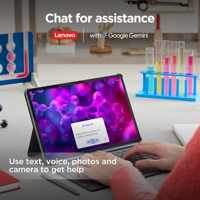 Detalle 2 de Lenovo Idea Tab Pro Android Tablet (12.7-inch) | MediaTek Dimensity 8300 | 256GB | Wi‑Fi 6E | 8GB RAM | Luna Grey + Pen