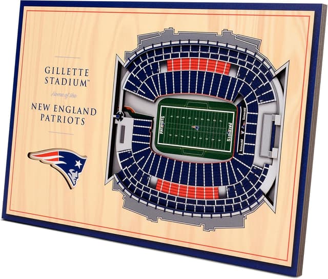 Detalle de YouTheFan NFL 3D StadiumViews Desktop Display (3D stadium wall art with snap-in stand)