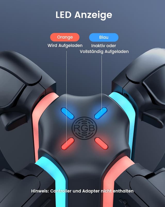 Detalle de TRANSNOVO Ladestation für Switch 2