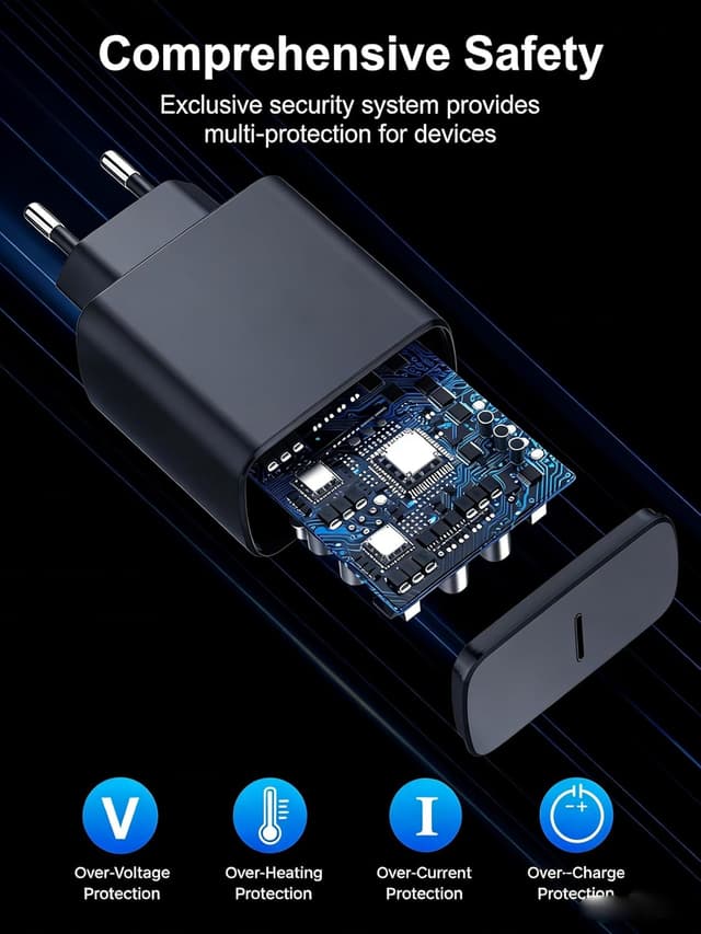 Detalle de Bamkey caricatore USB-C 45W con cavo da 2 m per Samsung Galaxy e altri smartphone e tablet