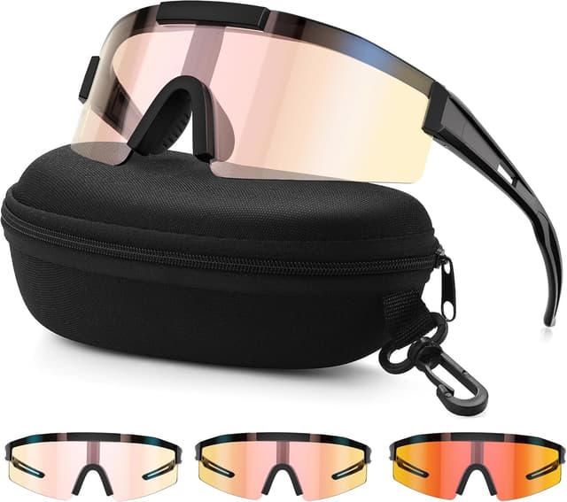 Detalle de suoso photochromic cycling glasses, UV400