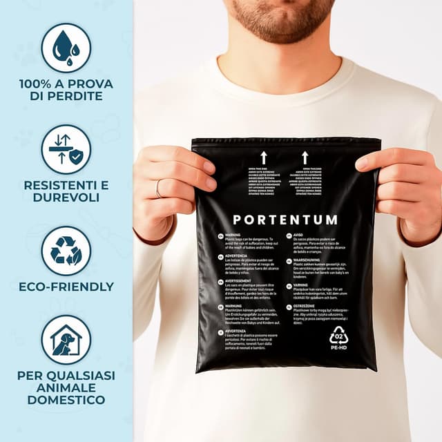 Thumbnail 3 de PORTENTUM Sacchetti igienici cane 600 pezzi