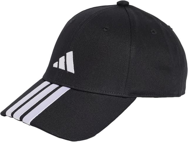 Detalle de adidas BBALL 3S Cap New Logo M‑L, Black/White