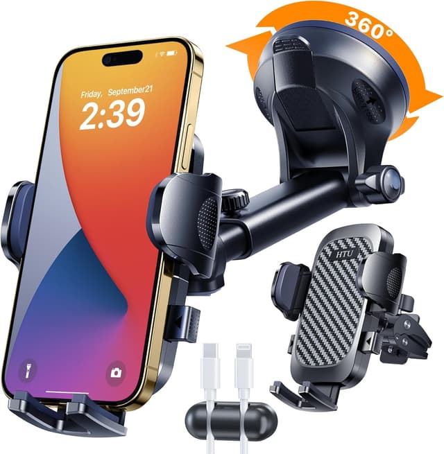 Detalle de HTU Car Phone Holder 360° Rotation
