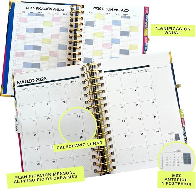 Thumbnail 4 de Pedrita Parker Agenda escolar A5 120gr 2025-2026