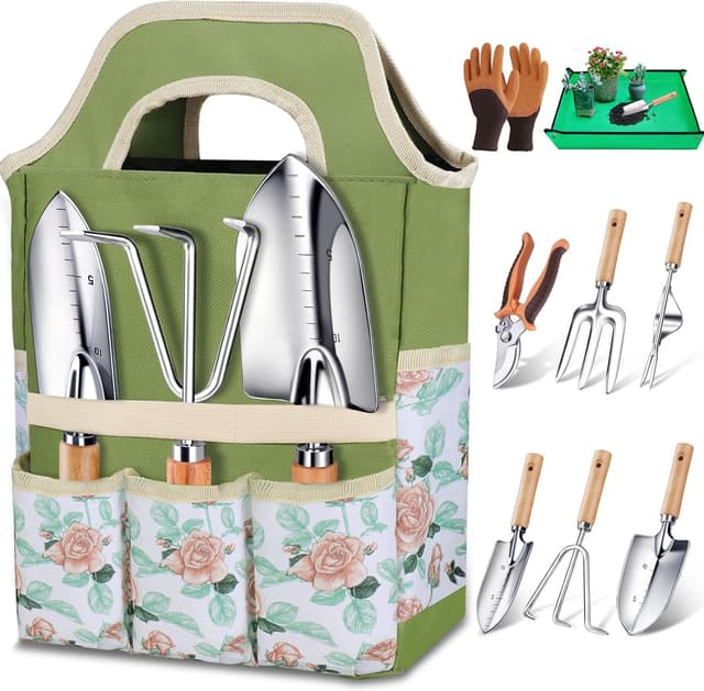 Imagen de Kynup 9-Piece Heavy Duty Gardening Tools Set en OfertitasTOP