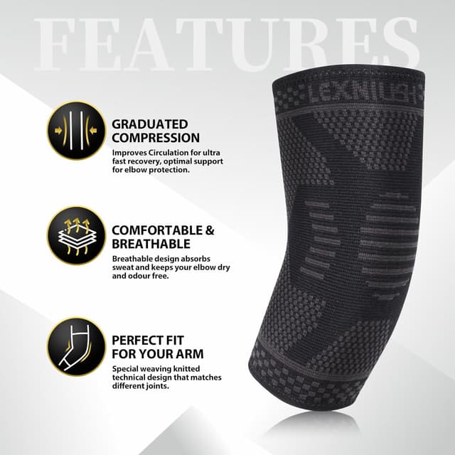 Detalle 2 de Lexniush Tutore epicondilite gomito L