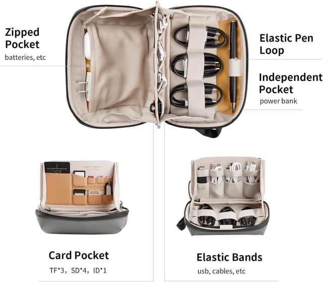 Detalle de PGYTECH Mini Pouch Tech 5000 mAh sac de rangement