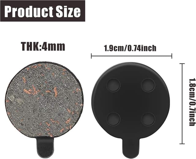 Detalle 2 de Yungeln Pastillas de Freno para Xiaomi 1S M365