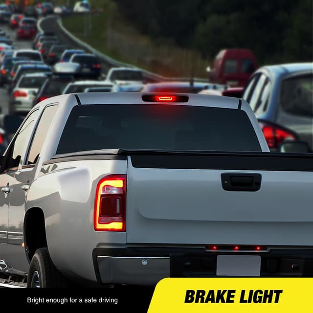 Detalle 2 de Nilight LED Third Brake Light (High Mount 3rd Stop) for 2007-2013 Chevy Silverado & GMC Sierra Cargo-Lit Models