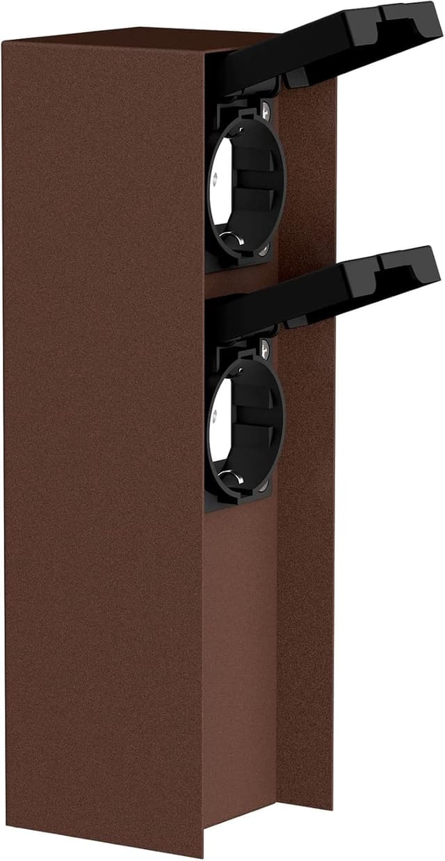 Detalle 2 de POMI Garten-Steckdosen-Säule 2-fach, 23 cm