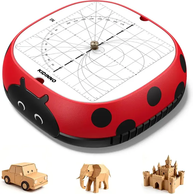 Detalle de KIDINNO Safe Power Cardboard Cutter for Kids