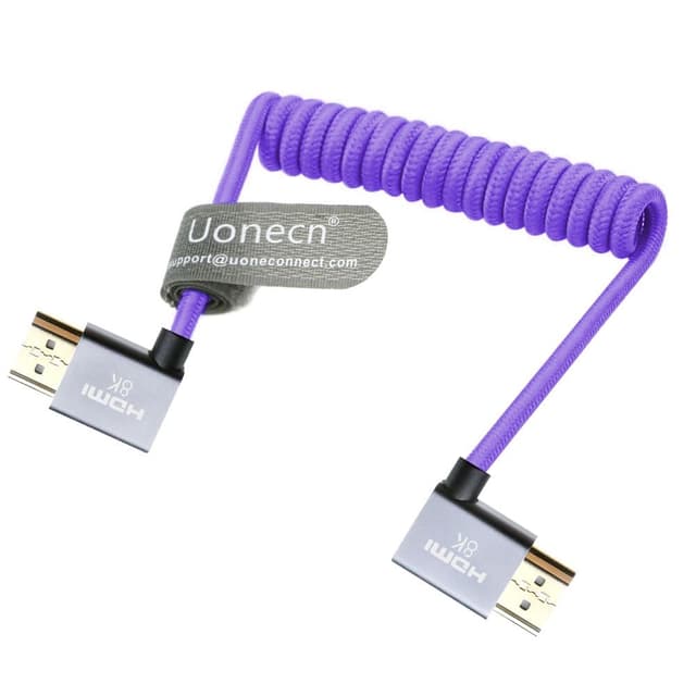 Thumbnail 5 de Uonecn HDMI Kabel 1m 8K 2.1 gebogen