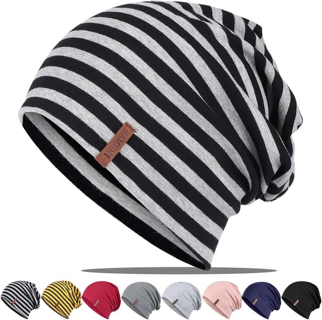 Thumbnail 6 de Slouch Beanie Mütze aus Baumwolle (95%) – leichte, elastische Longbeanie für Damen & Herren