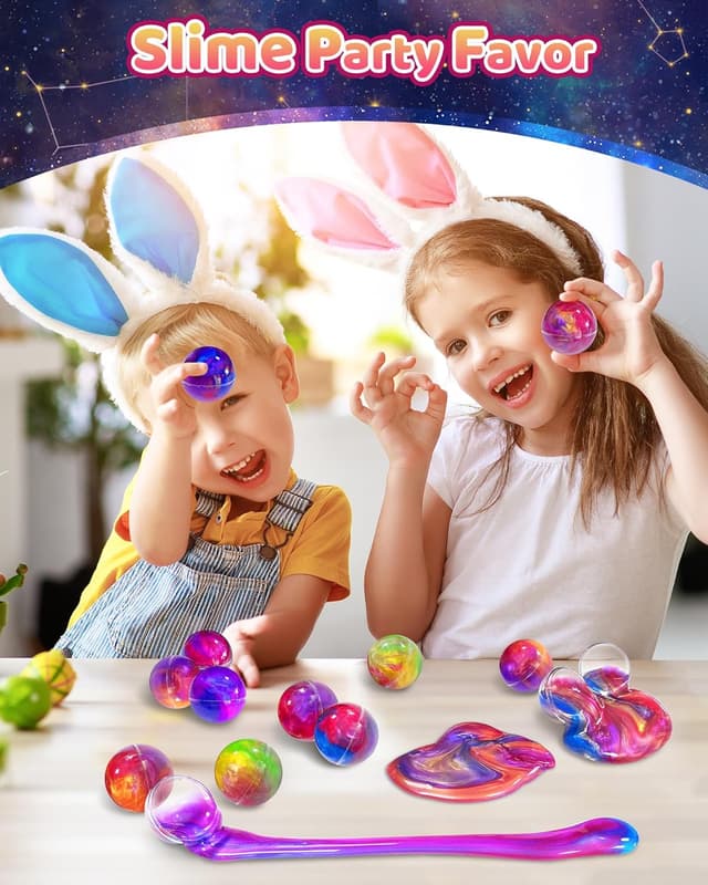 Detalle 2 de Galaxy Slime 24-Pack Party Favors