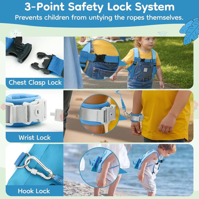 Thumbnail 2 de Dr.meter Kinderleine 1,2 m Rucksack 🎒