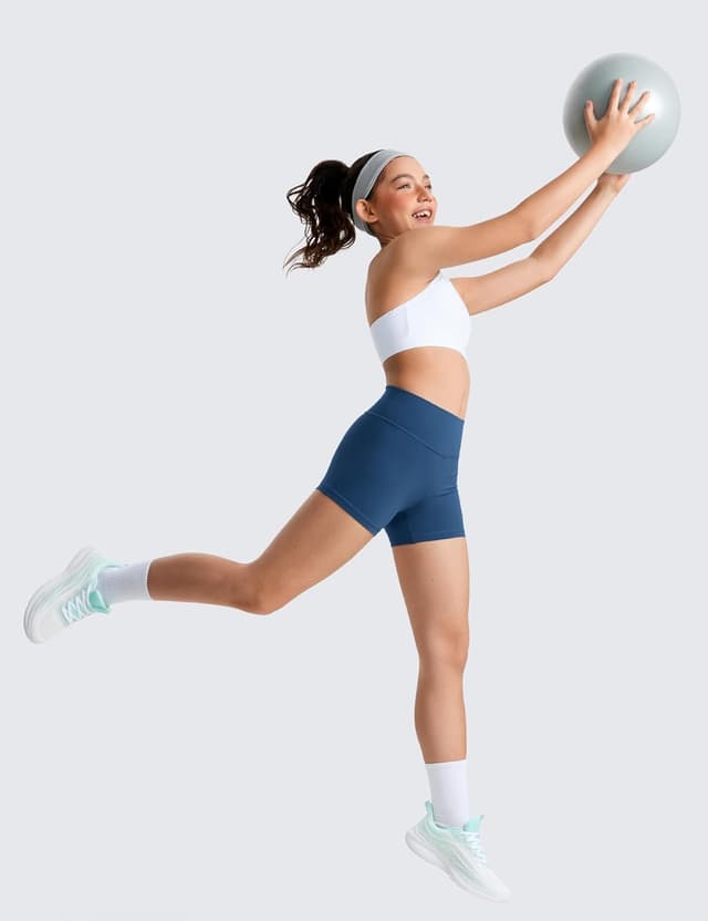 Detalle 2 de Short motard fille taille haute Butterluxe Athlétique de CRZ YOGA