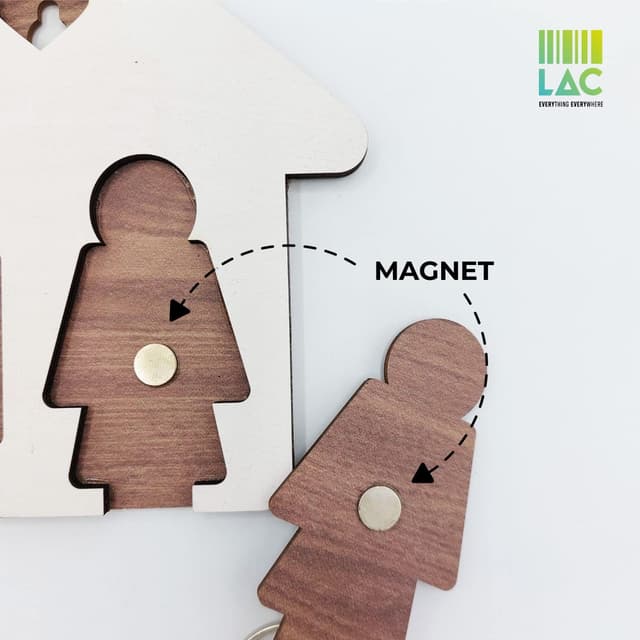 Detalle 2 de LAC Porte-clé Couple 10×10 🔑