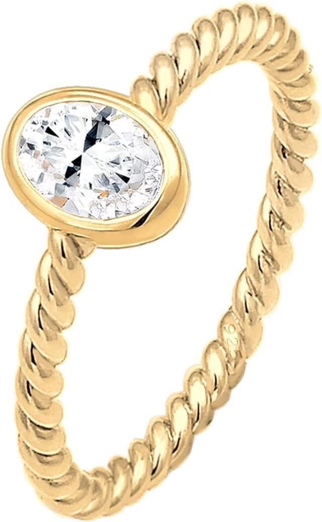 Detalle de Elli PREMIUM Ring Verlobung 925er Silber 💍