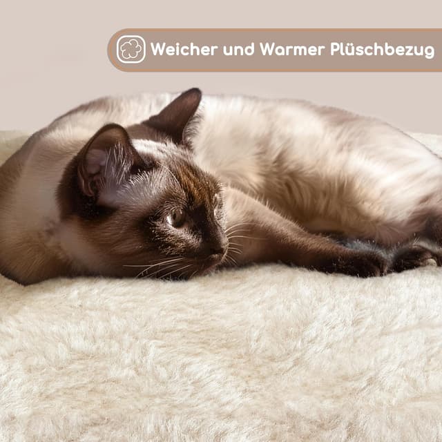 Thumbnail 6 de Yaheetech Kratzbaum 107 cm mit Katzenhöhle, Sisal & Kratzflächen (beige)