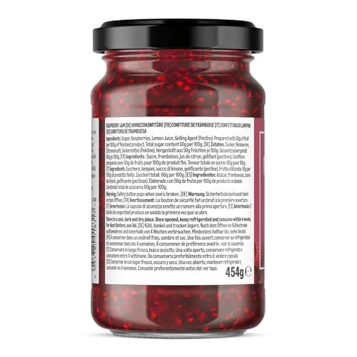 Detalle de Confiture de framboises by Amazon, 454 g đ