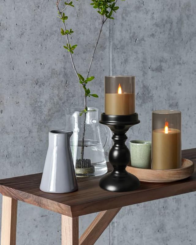 Thumbnail 2 de Da by Vela Recargable Sin Llama con Control Remoto 🕯️ (Juego de 3)