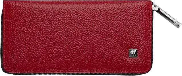 Detalle de ZWILLING Maniküre-Set Premium 5-teilig mit Kombi-Nagelschere im Echtleder-Etui (Rot)