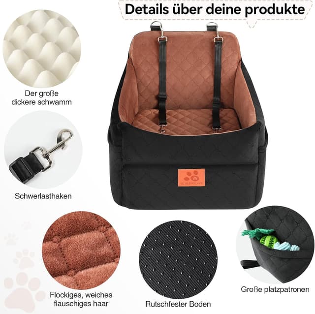 Detalle 1 de GL GLENSLAVE Hunde-Autositz 35 Pfund