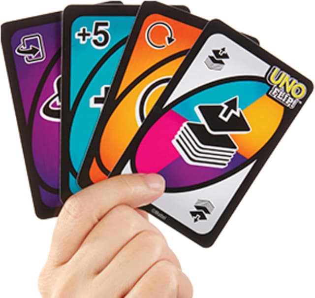 Detalle de Mattel Games UNO FLIP! Kartenspiel 112 Karten