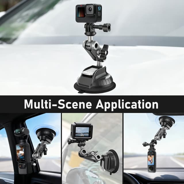 Thumbnail 6 de Wiseten Saugnapfhalterung 360° für Actioncams