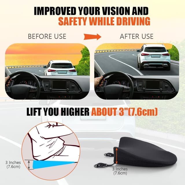 Thumbnail 3 de Ainiv Cuscino Sedile Auto Memory Foam