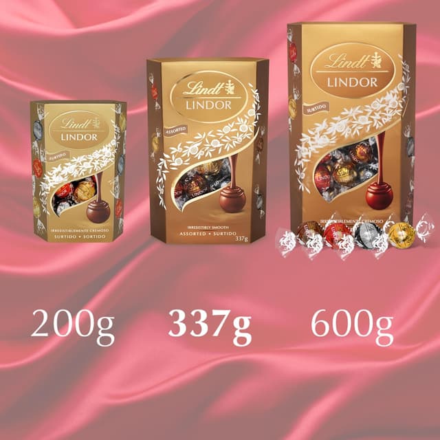 Thumbnail 5 de Lindt LINDOR SURTIDO CORNET: Delicias de chocolate para compartir 🍫