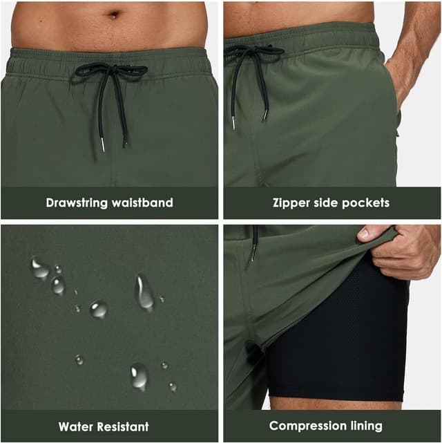 Thumbnail 1 de Bañador 6 pulgadas secado rápido 2 en 1