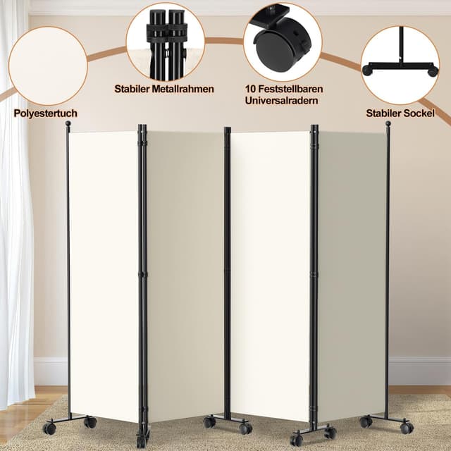 Thumbnail 1 de Fiqops Biombo exterior 228 cm beige