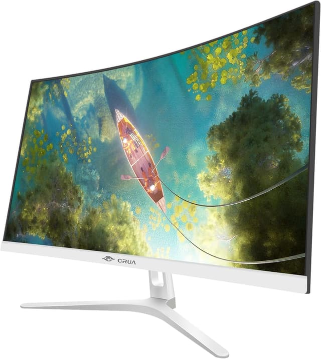 Detalle 2 de CRUA 27" Curved White Monitor 100Hz