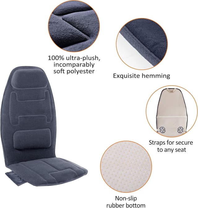 Thumbnail 4 de Snailax Asiento de Masaje con Calor 10 motores