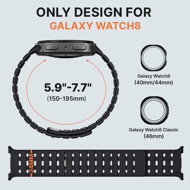 Thumbnail 5 de Bandletic Magnetic Strap for Samsung Galaxy Watch8 40mm